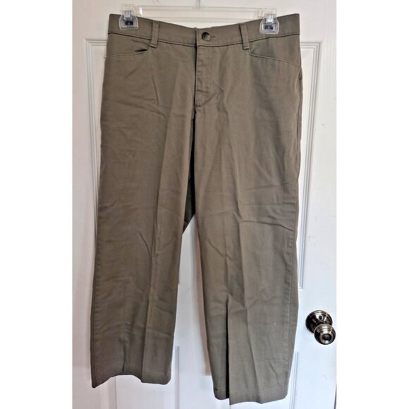 Lee Women's Petite Pants Khaki Brown Size 12P Ladies Casual Vintage - Picture 1 of 7